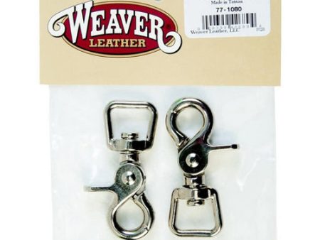 Square Scissor Snap 5 8  Nickel Plated 1 Count by Weaver Leather Online Hot Sale