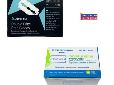 Accuthrive - Personna Med Prep DE Blades 100ct Fashion