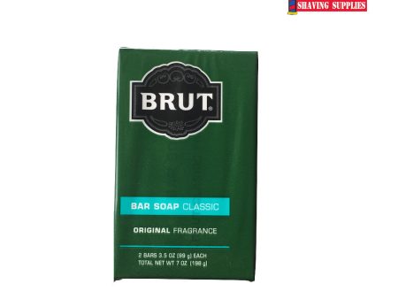 BRUT Bar Soap Classic Scent 2 Pack Supply