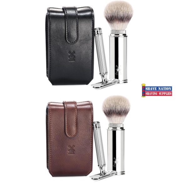 MUHLE R89 Razor and Shaving Brush Travel Set Online Sale