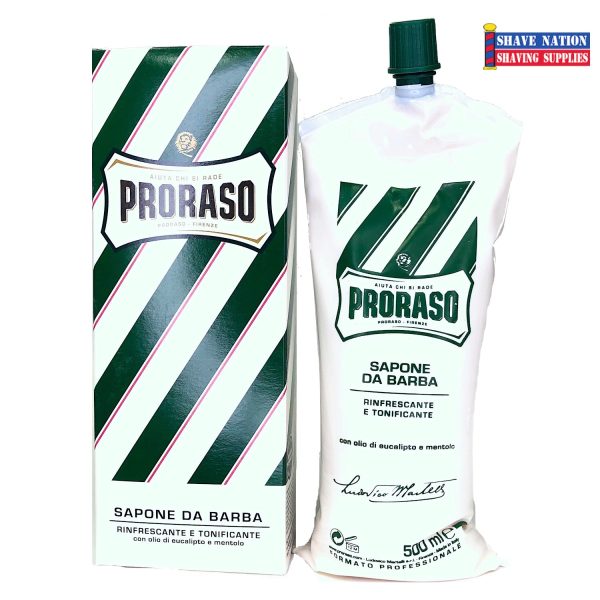 Proraso Large Shaving Cream Tube for PROFESSIONAL Use 500ml Tube Discount