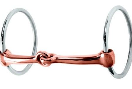 Weaver Professional Ring Snaffle Bit, 5  Copper Mouth Cheap