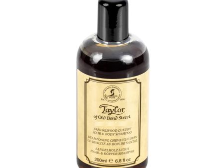 Taylor of Old Bond Street Sandalwood Hair & Body Shampoo 200ml Online Hot Sale