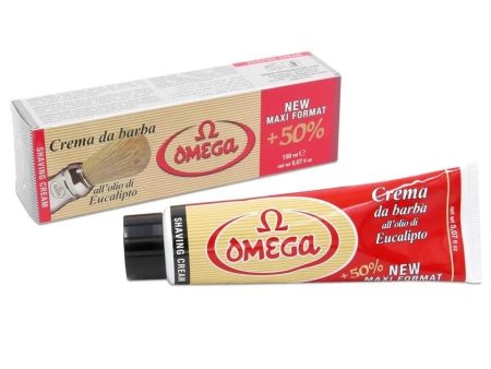 Omega Shaving Cream in Tube-New Maxi Format Supply