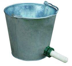 8 Quart Galvanized Calf Pail For Sale