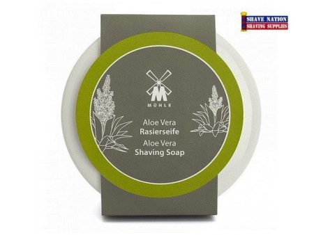 Mühle Aloe Vera Shaving Soap in Porcelain Bowl For Discount