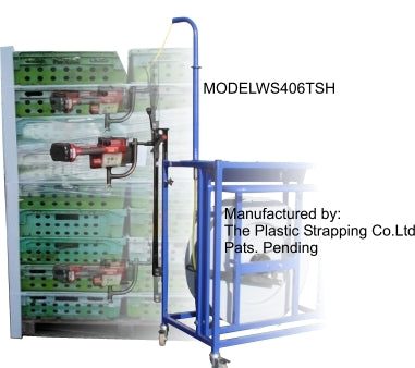 Pallet Strapping - Hands Free - with WS406TSH Work Station Hot on Sale