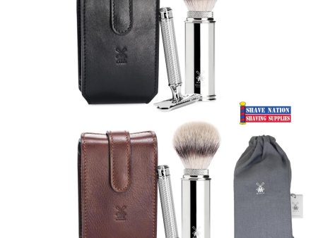 MUHLE R89 Razor and Shaving Brush Travel Set Online Sale