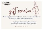 The Wine List most flexible gift card Online Sale