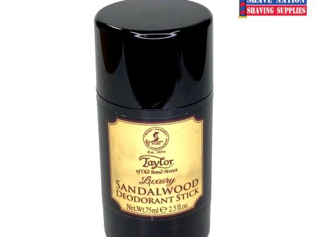 Taylor of Old Bond Street Luxury Sandalwood Deodorant Stick For Sale