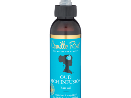 Camille Rose: Oud Rich Infusion Hair Oil 4oz Supply