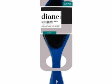 Diane: Soft Curved 100% Prestige Boar Wave Brush #D1707 Online