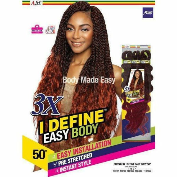 Afri-Naptural: 3X-I Define Easy Body 50  (BRD305) Online Hot Sale