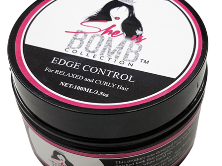 She Is Bomb Collection: Fast Drying Edge Control 3.5oz Fashion