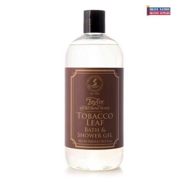 Taylor of Old Bond Street Tobacco Leaf Bath & Shower Gel 500ml Online Sale