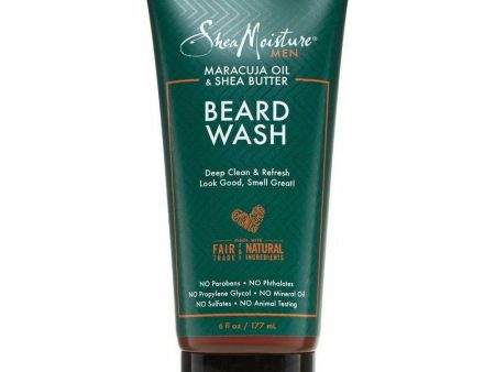 Shea Moisture: Maracujua & Shea Oils Beard Wash 6oz For Sale