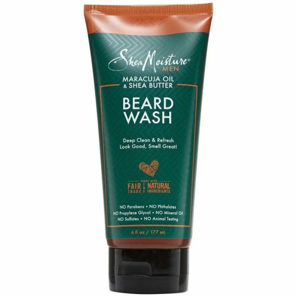 Shea Moisture: Maracujua & Shea Oils Beard Wash 6oz For Sale