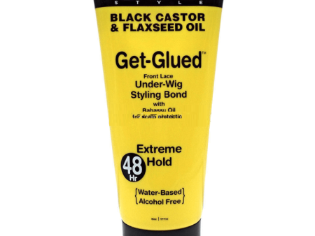 Eco Style: Black Castor & Flaxseed Oil Get-Glued 6oz Online Sale