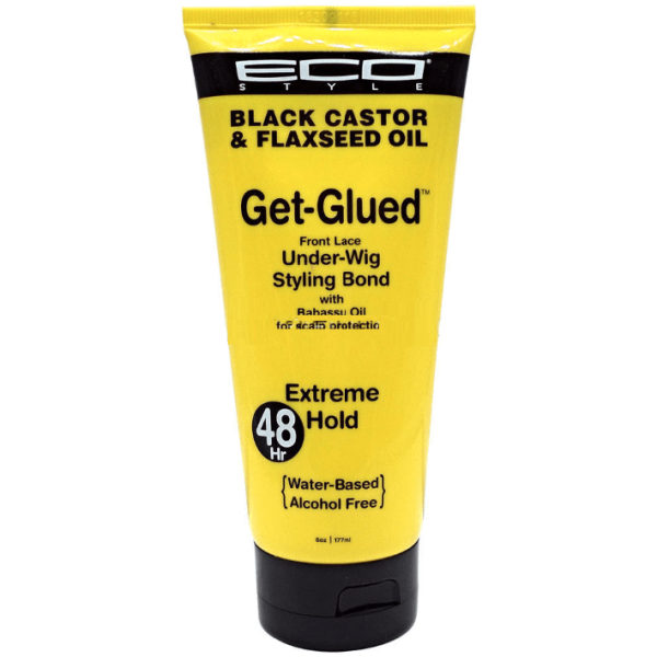 Eco Style: Black Castor & Flaxseed Oil Get-Glued 6oz Online Sale