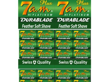 7AM Hi-Platinum Durablade DE Blades 100ct Fashion