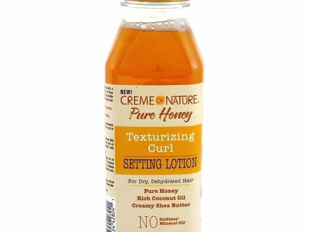 Creme of Nature: Pure Honey Texturizing Curl Setting Lotion 12oz Cheap