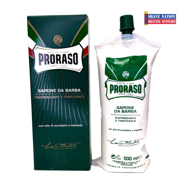 Proraso Large Shaving Cream Tube for PROFESSIONAL Use 500ml Tube Discount