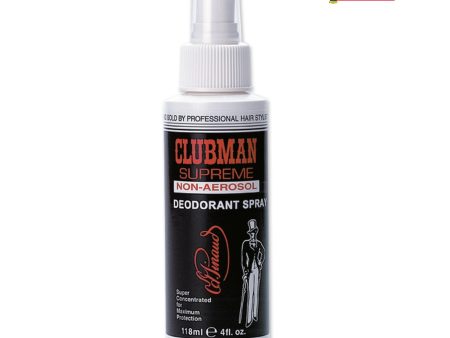 Clubman Supreme Deodorant Non-Aerosol Pump Spray Fashion