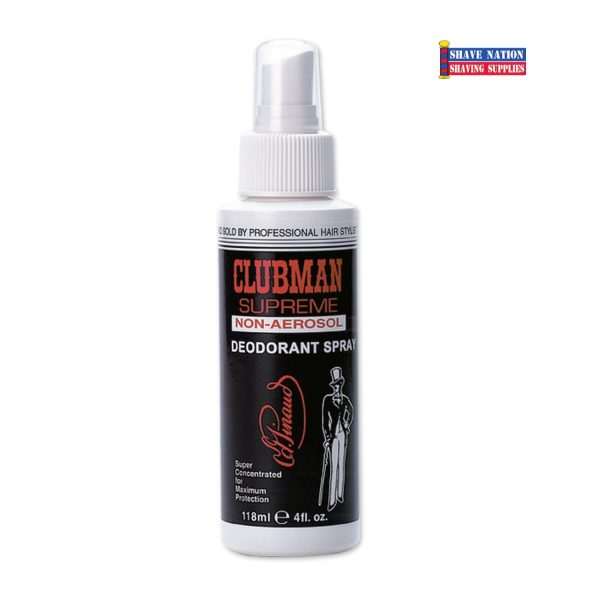 Clubman Supreme Deodorant Non-Aerosol Pump Spray Fashion