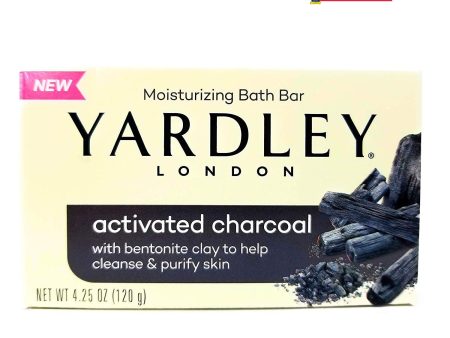 Yardley Activated Charcoal Bar Soap Sale