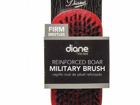 Diane: Hard Reinforced Boar Military Wave Brush #D9008 Hot on Sale