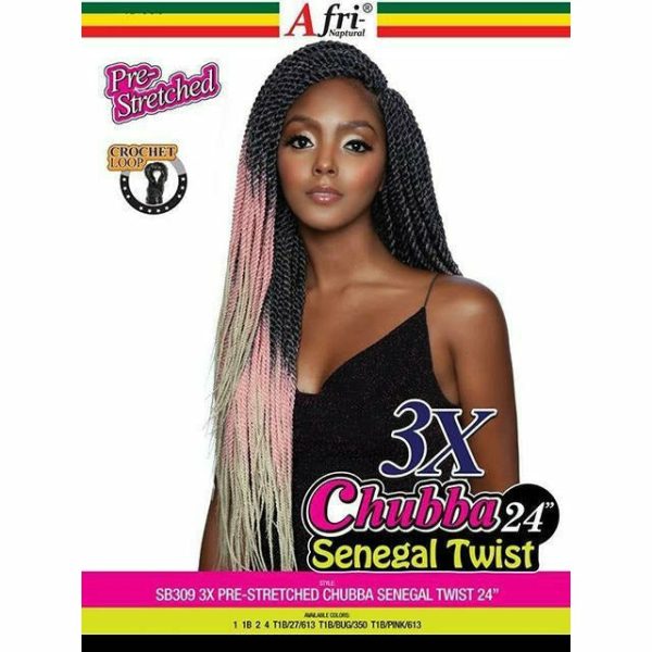 Afri-Naptural: 3X Chubba Senegal Twist 24  (SB309) Hot on Sale