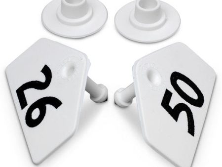 Allflex Global Large Numbered Calf Ear Tags White 26-50 Online now