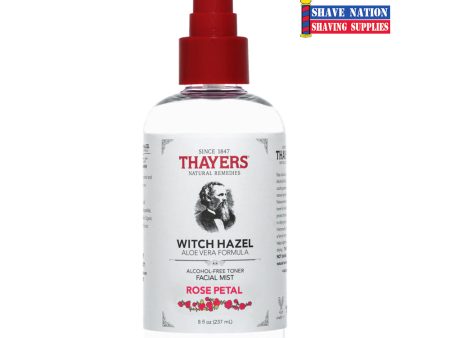 Thayers Alcohol Free Rose Petal Witch Hazel Toner Facial Mist Spray Online now