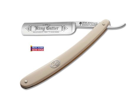 Boker King Cutter Straight Razor 5 8 Blade White on Sale