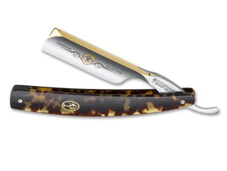 Boker Tortoise Shell 6 8 Straight Razor Square Point on Sale