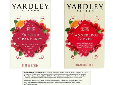 Yardley Limited Edition Frosted Cranberry Bar Soap Online Sale