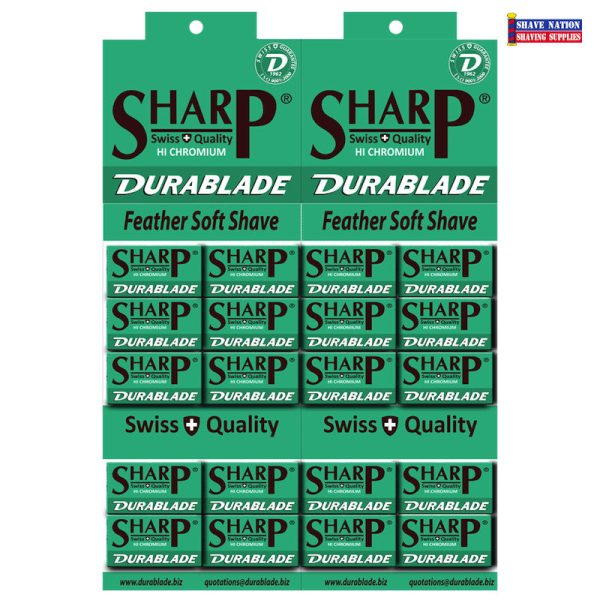 Sharp Hi Chromium DURABLADE DE Blades 100ct For Cheap