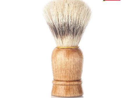 Vielong J&M Natural Shaving Brush Wood Handle Supply