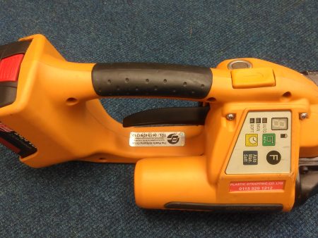 Used STB70 Battery powered strapping tool Hot on Sale