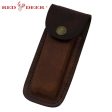 Red Deer Genuine Leather Folding Knife Carrying Case on Sale