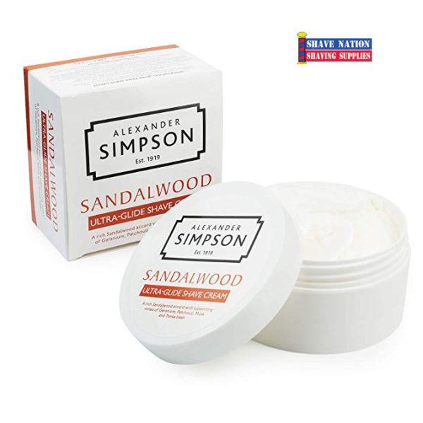 Alexander Simpsons Ultra-Glide Shaving Cream Jar Online