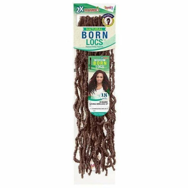 Janet Collection: 2X Mambo Natural Born Locs 18  Crochet Locs Sale