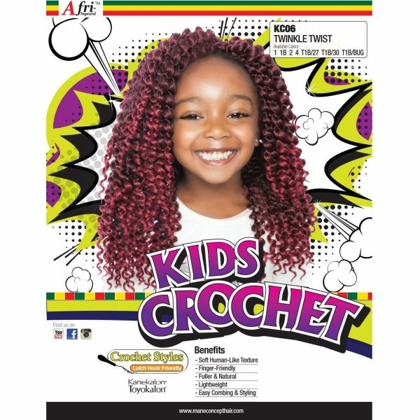 Afri-Naptural Kids Crochet Twinkle Twist (KC06) For Discount