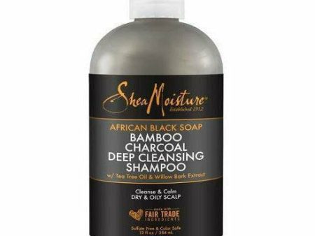 Shea Moisture: African Black Soap Bamboo Charcoal Deep Cleansing Shampoo Supply