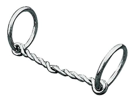 Weaver Pony Ring Snaffle Bit, 4-1 2  Single Twisted Wire Mouth Discount