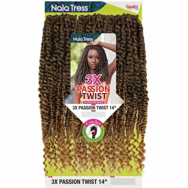 Janet Collection: Nala Tress 3X Passion Twist 14  Crochet Braids Sale