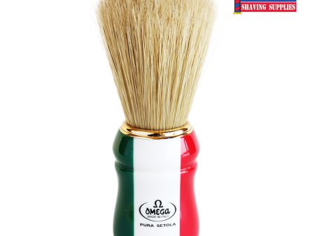 Omega Bristle Brush ITALIAN FLAG Handle For Sale