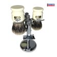 Shave Nation Double Razor & Brush Stand - Holds Large and Small Brushes Cheap