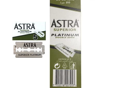 Astra Platinum DE Blades 100ct (Green) Hot on Sale