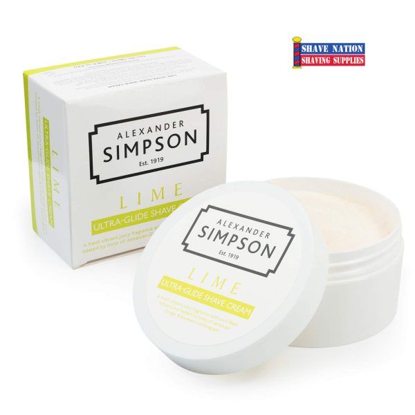 Alexander Simpsons Ultra-Glide Shaving Cream Jar Online